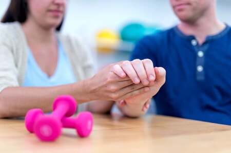 Physical therapy for hands